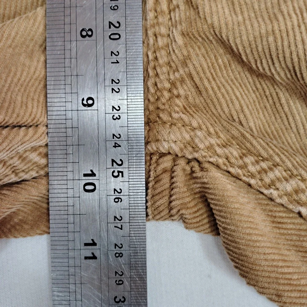 Banana Republic Mens Tan Brown Corduroy Straight Leg Five Pocket Pants 31x28.5